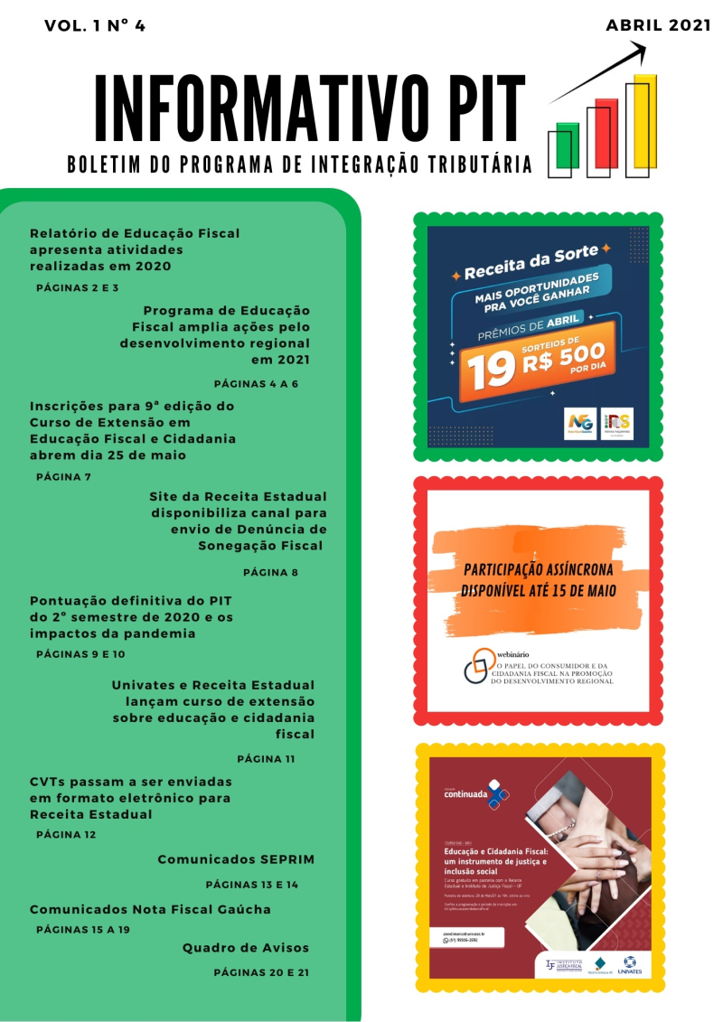 Atualização Informativo PIT